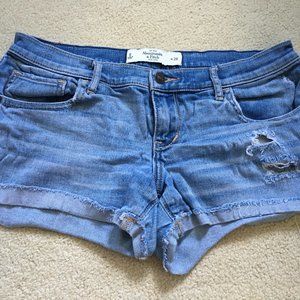 Abercrombie & Fitch Women's Low-Rise Denim Shorts